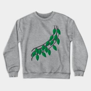 Triple String of Green Holiday Lights Crewneck Sweatshirt